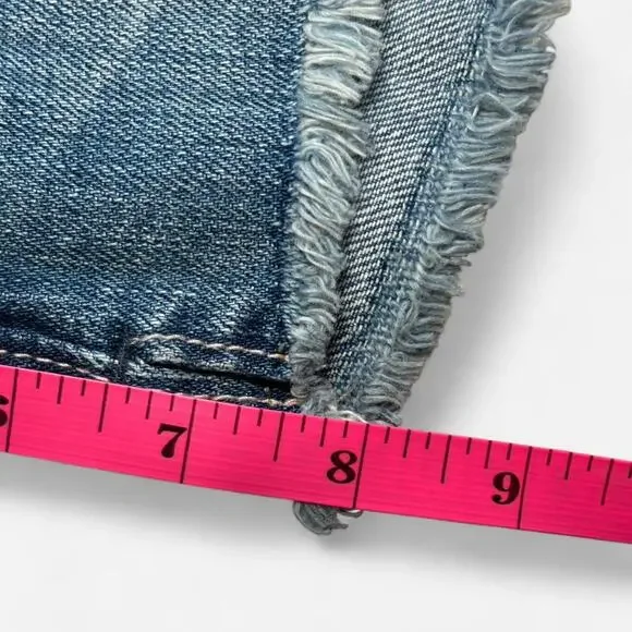 HOLLISTER Women's Denim Shorts W 26 Blue Casual Style - Picture 8 of 8